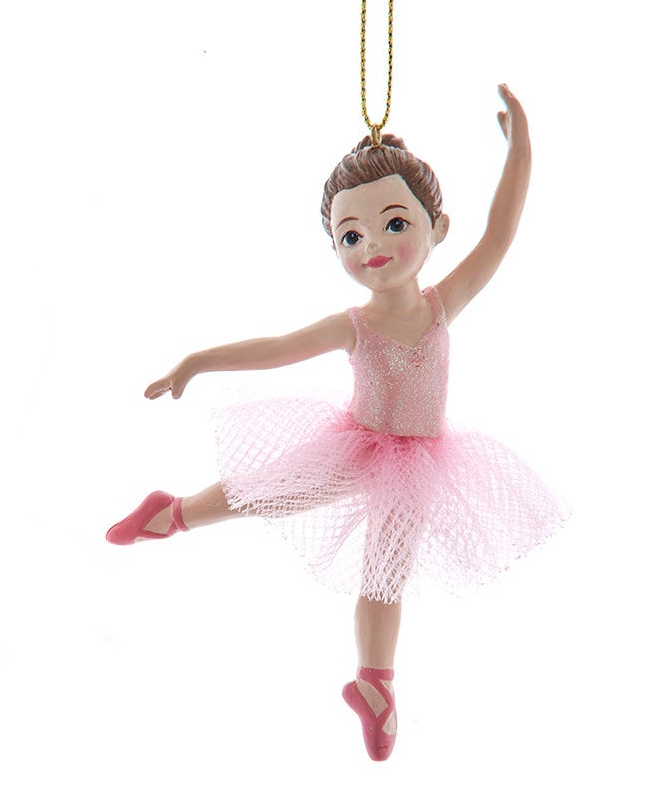 Pink Ballerina Girl - Brunette