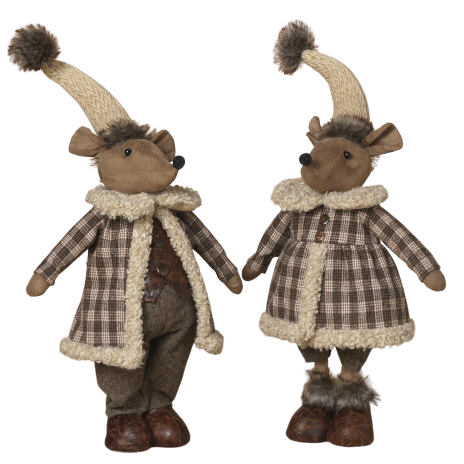 Plaid Coat Mouse -