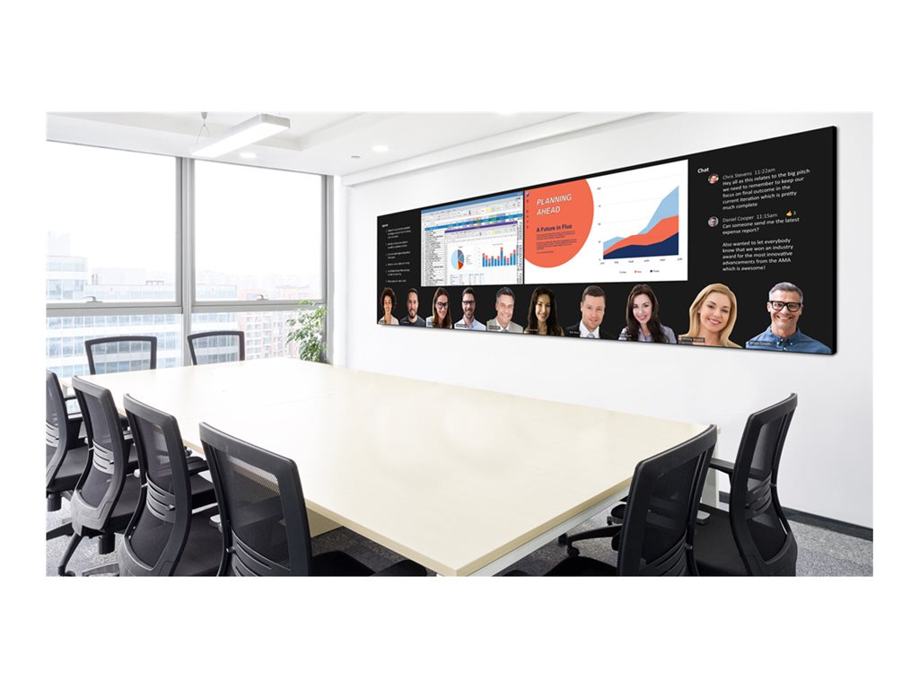 Planar UC Complete - LED video wall - Direct View LED - conference - 3840 x 1080 198 - HDR - TAA Compliant" 998-3245-00