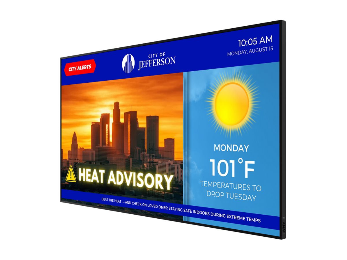 Planar URP752 75" UHD LCD Display 3840x2160 HDR 24x7 Reliable