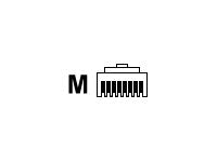 Platinum Tools - Network connector - RJ-45 (M) - shielded - CAT 6 - solid, stranded 106206J