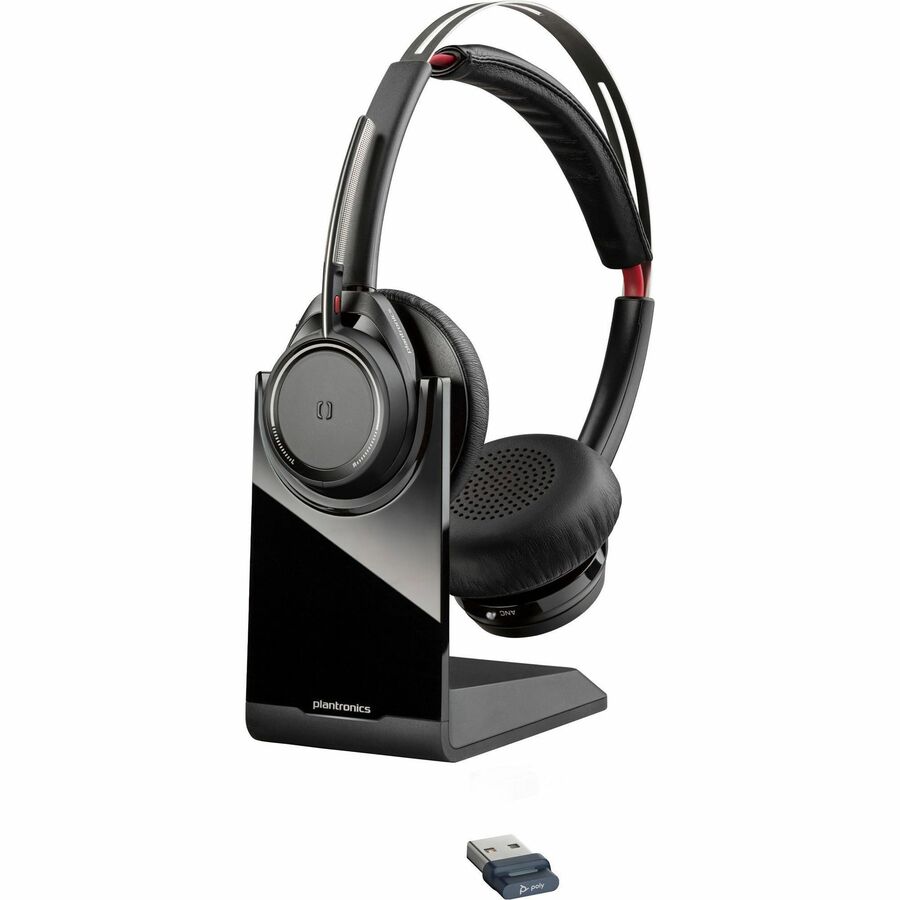 Poly Cradle - Wired - Bluetooth Headset - Charging Capability - USB Type A - Black