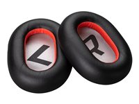 Poly Ear Cushion - 2 / Pack - Black - Leatherette
