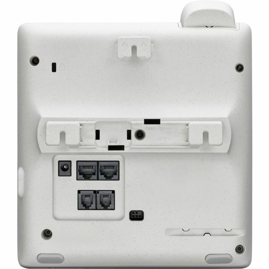 Poly Edge E100 IP Phone - Corded - Corded - Desktop Wall Mountable - Black - VoIP - 2 x Ne