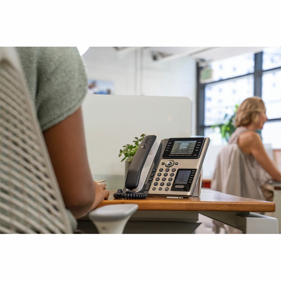 Poly Edge IP Phone - Corded - Corded - Desktop - 14 x Total Line - VoIP - 2 x Network