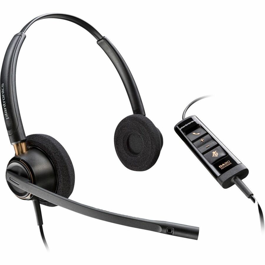 Poly EncorePro 525 Headset - Stereo - USB Type A - Wired - 35 kHz - 21 kHz -
