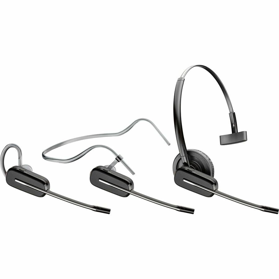 Poly Savi 8200 Office 8240 Headset - Mono - Wireless - Bluetooth/DECT - 449.5 ft - 32 Ohm