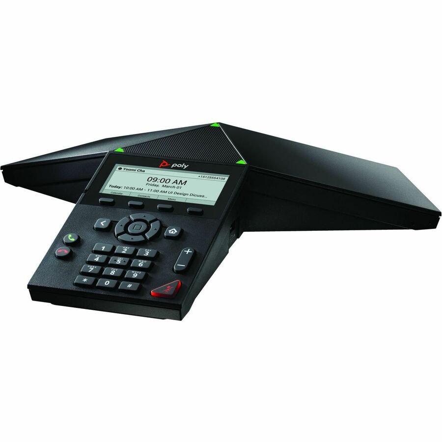 Poly Trio 8300 IP Conference Station - Corded - Wi-Fi, Bluetooth - Black - VoIP - 1 x