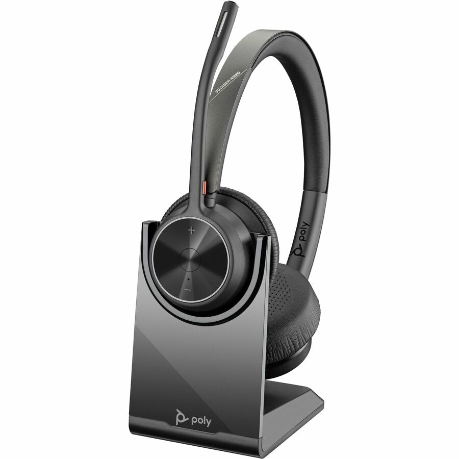 Poly VOYAGER 4300 UC 4320 Headset - Stereo - USB Type A - Wired/Wireless - Bluetooth - 164