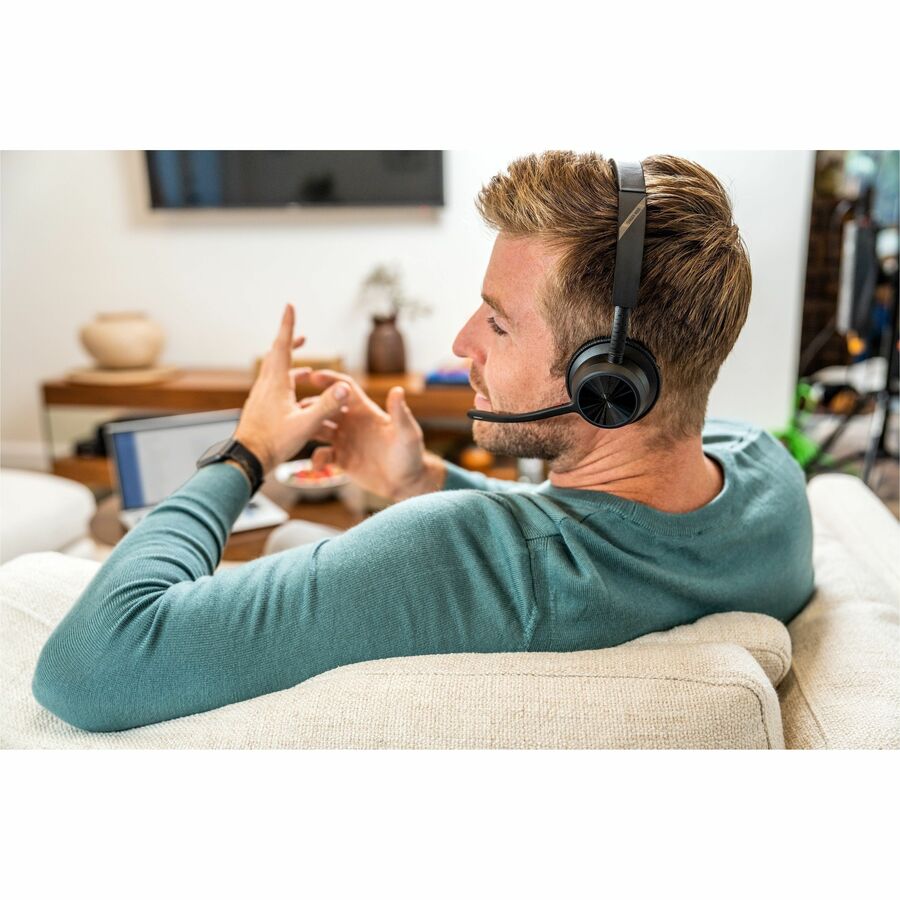 Poly Voyager 4310 4310-M Headset - USB Type A - Wired/Wireless - Bluetooth