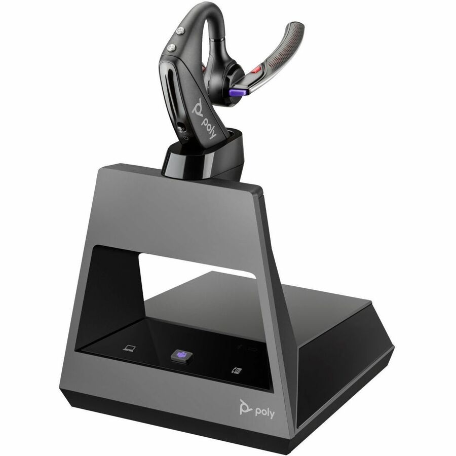 Poly Voyager 5200-M Office Headset + USB-C to Micro USB Cable TAA - Google Assistant,