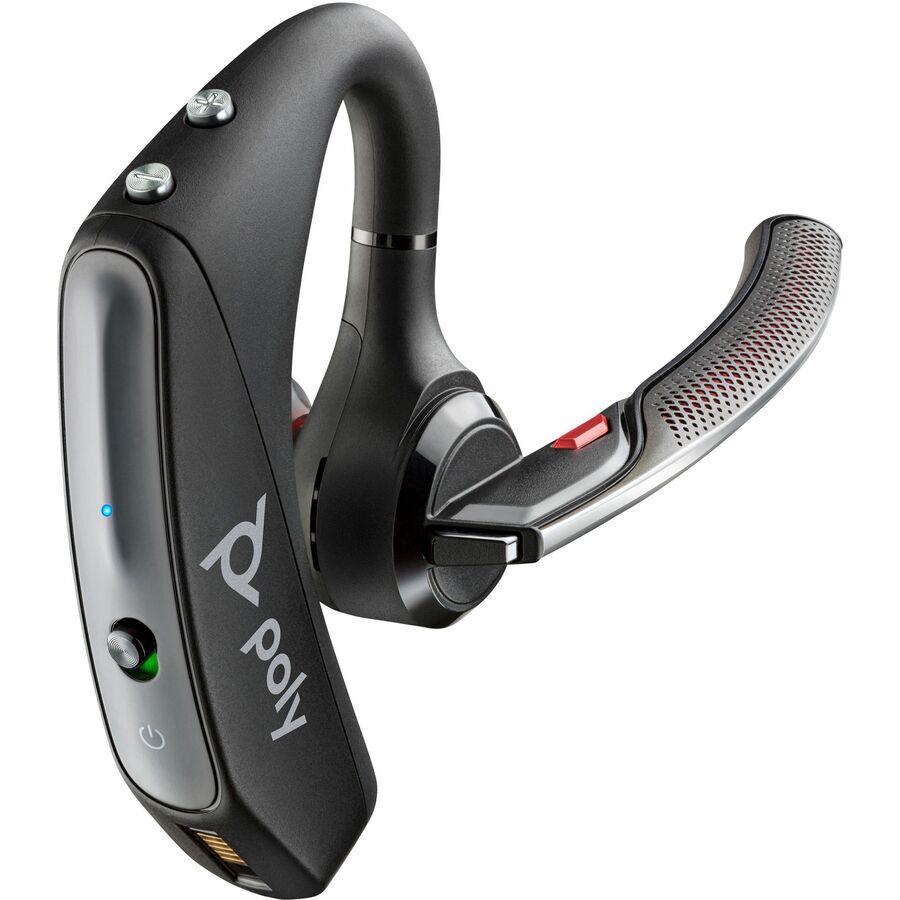 Poly Voyager 5200 UC USB-A Bluetooth Headset +BT700 Adapter - Google Assistant, Siri -