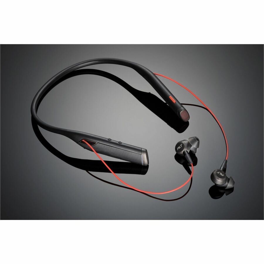 Poly Voyager 6200 Black Headset - Siri, Google Assistant - Stereo - Wireless - Bluetooth