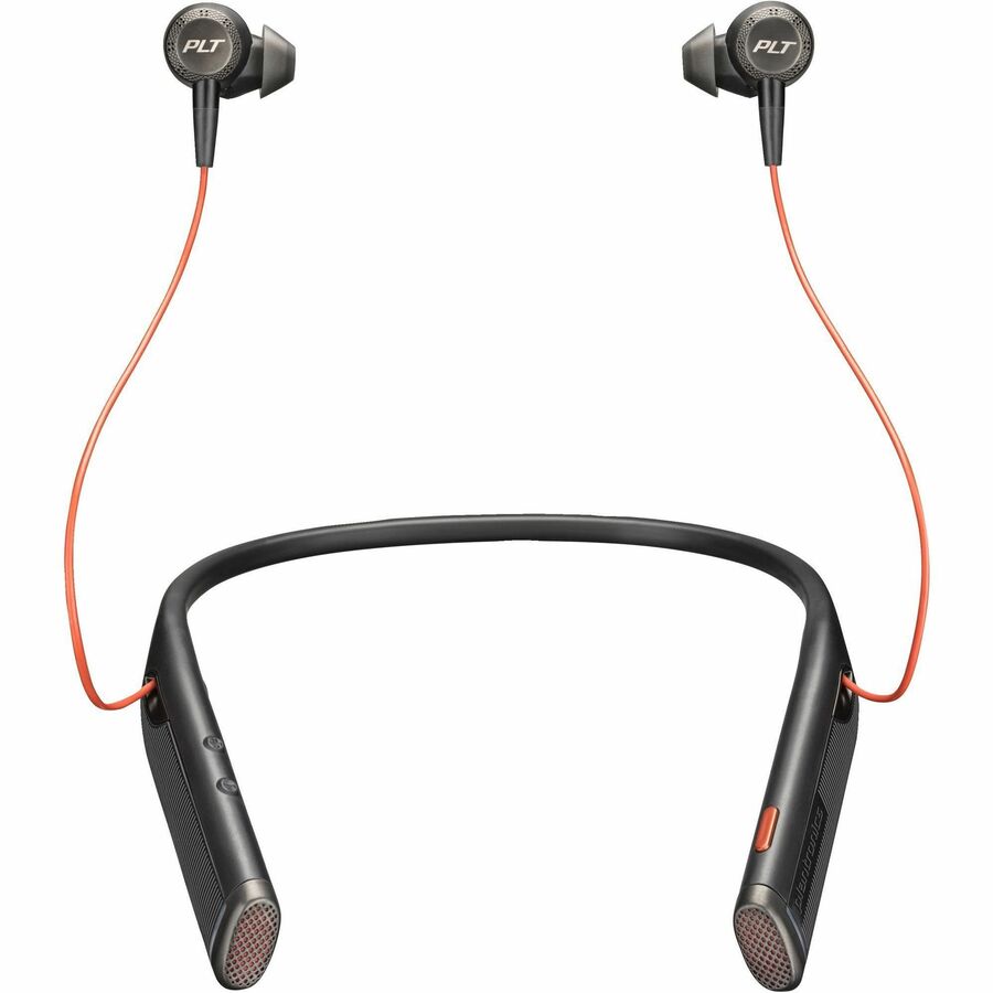 Poly Voyager 6200 Black Headset - Siri, Google Assistant - Stereo - Wireless - Bluetooth
