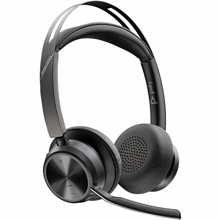 Poly Voyager Focus 2 Microsoft Teams Certified USB-C Headset - Siri, Google Assistant -
