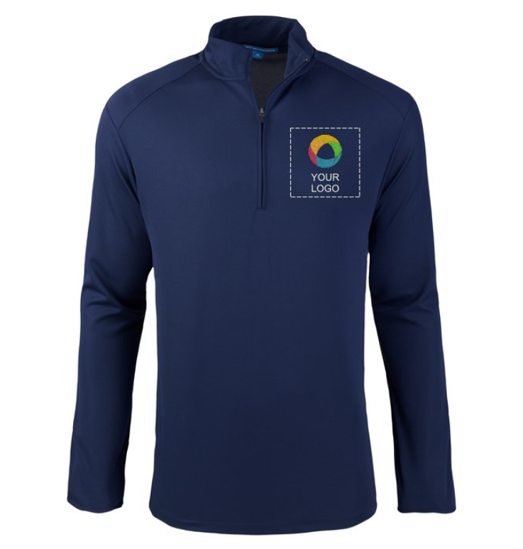 Port Authority® Pinpoint Mesh Quarter-Zip Sweatshirt – Breathable Warmth with a Modern Edge