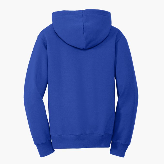 Port & Company® Youth Fan Favorite Fleece Pullover Hooded Sweatshirt – Cozy Warmth, Perfect for Every Fan