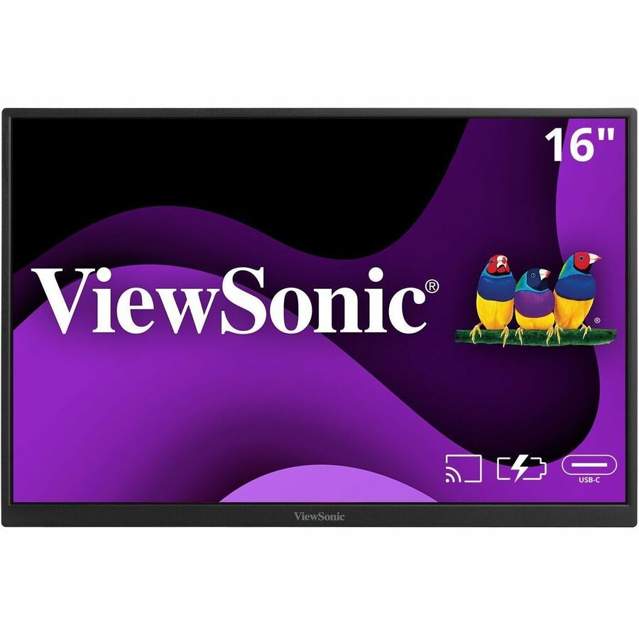 Portable Wireless Business Monitor - 16" WUXGA Battery Powered Display | ViewSonic VG1656N