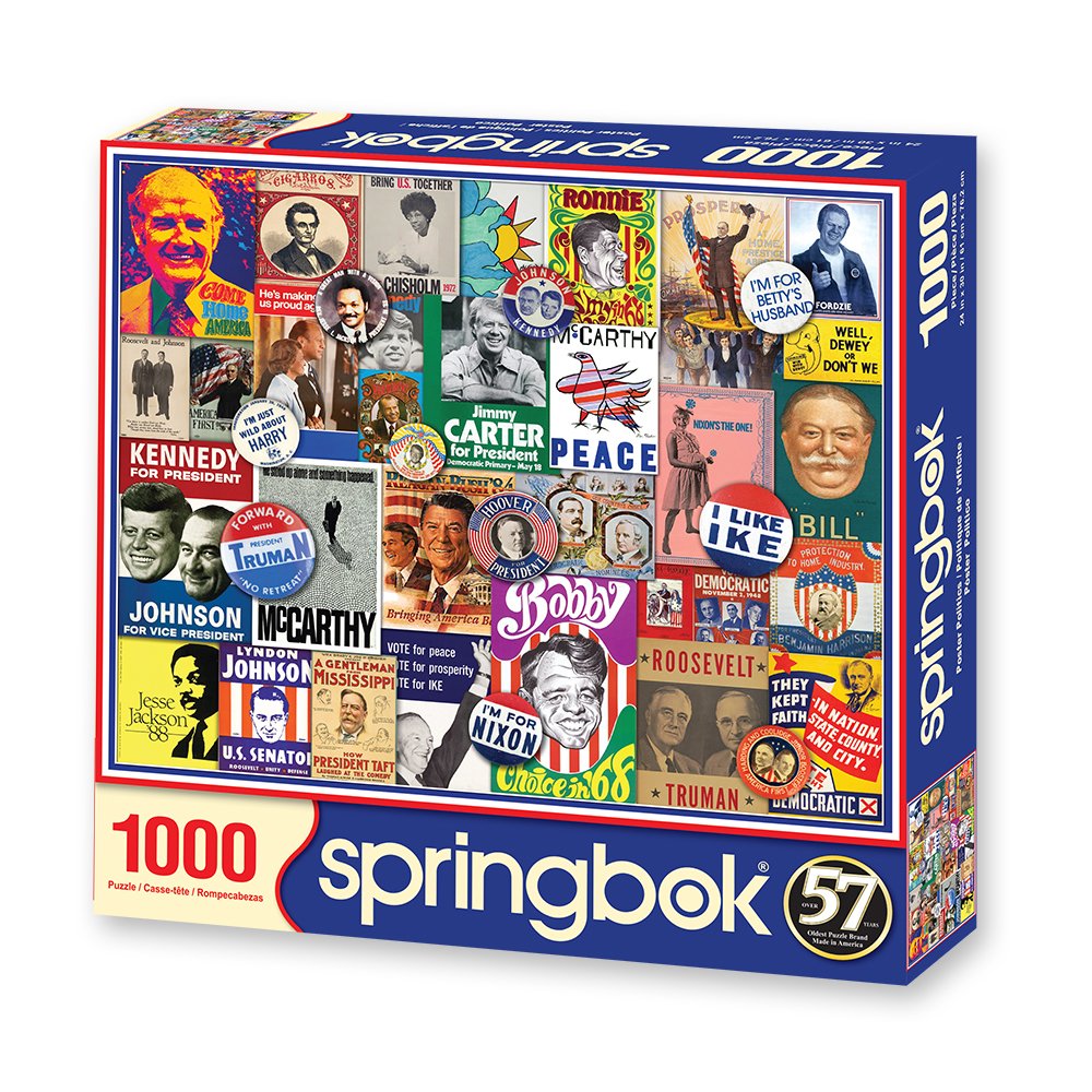 Poster Politics - 1000 Piece Puzzle