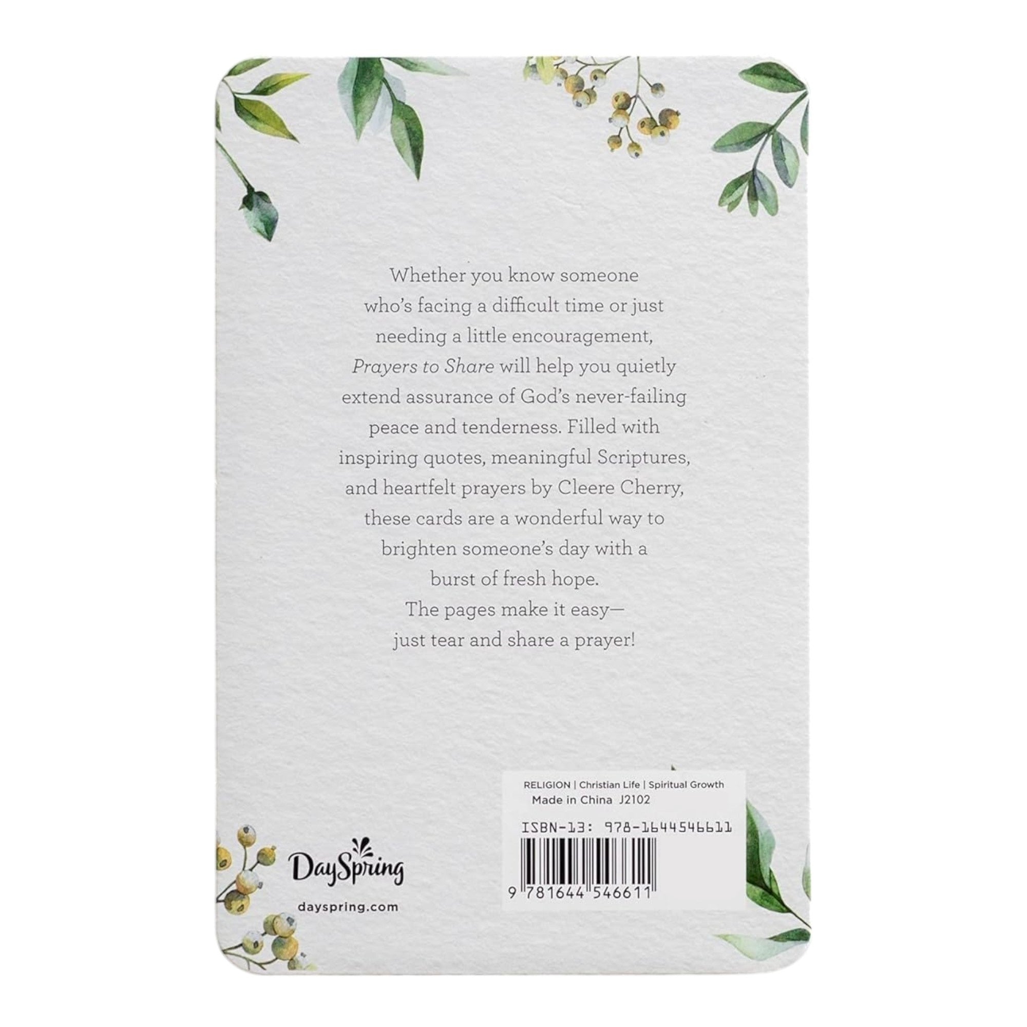 Prayers to Share: 100 Pass Along Notes for Peace