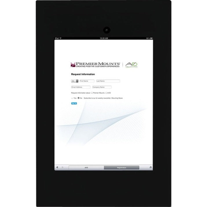 Premier Mounts Ipm-720 Wall Mount For Ipad - Black
