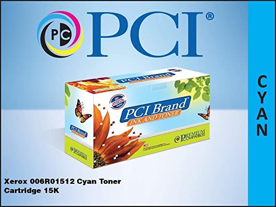 Premium Compatibles 006R01512-PCI Laser Toner Cartridge - Alternative for Xerox 006R01512, 6R1512, 006R1512, 6R01512, 006R01512 - Cyan - 1 / Pack