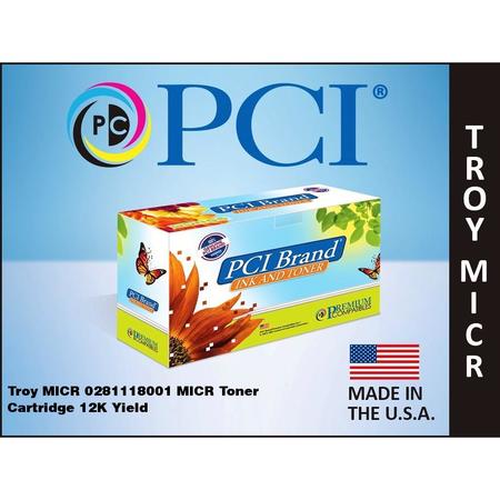 Premium Compatibles 02-81118-001-PCI MICR Laser Toner Cartridge - Alternative for Troy 02-81118-001, 0281118001, 02-81118-001, 281118001, 02-81118-001-M, 0281118001-M - 1 / Pack