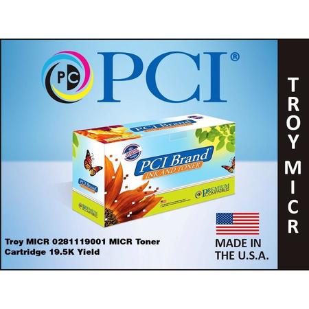 Premium Compatibles 02-81119-001-PCI MICR Laser Toner Cartridge - Alternative for Troy 02-81119-001, 0281119001, 02-81119-001, 281119001, 02-81119-001-M, 0281119001-M - 1 / Pack