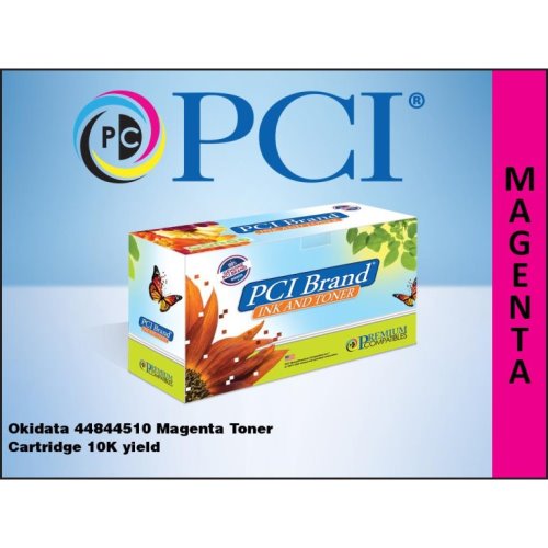 Premium Compatibles 44844510-PCI Laser Toner Cartridge - Alternative for Okidata 4, 484, 451, 044, 844, 510 - Magenta - 1 / Pack