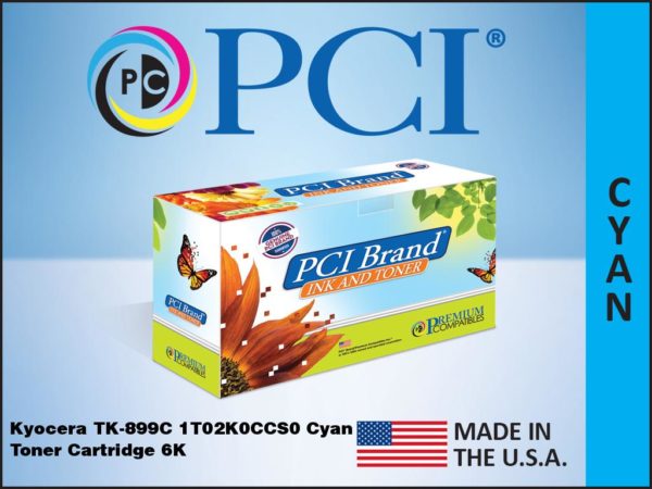 Premium Compatibles High Yield Laser Toner Cartridge - Alternative for Kyocera TK-899C - Cyan - 1 / Each TK899C-PCI