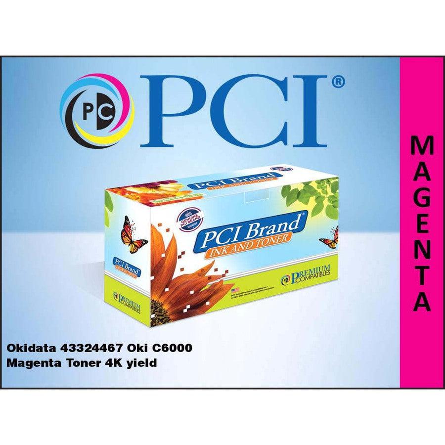Premium Compatibles Laser Toner Cartridge - Alternative for Okidata 43324467 - Magenta - 1 / Each 43324467-PCI