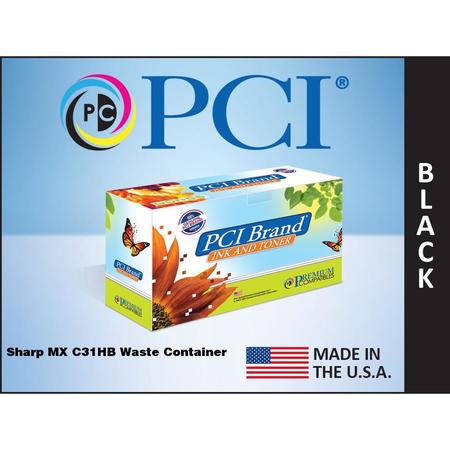 Premium Compatibles Sharp MX-C31HB Waste Container Made in the USA for DX-C310, DX-C311, DX-C400 MX-C31HB-PCI