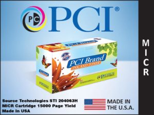 Premium Compatibles STI-204063H-PCI MICR Laser Toner Cartridge - Alternative for Source Technologies STI-204063H - 1 / Pack