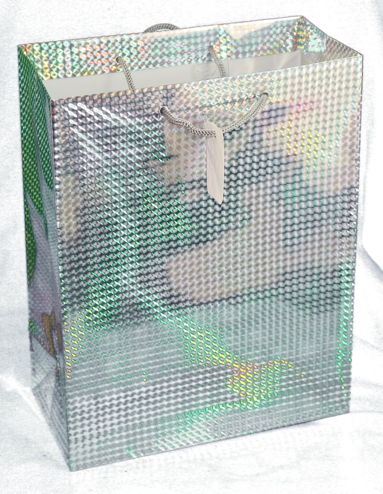 Prismatic Gift Bags - Silver Large