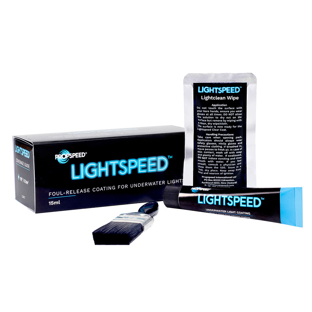 Propspeed Lightspeed Light Foul-Release Coating Covers Approximately 4 Lights Underwater