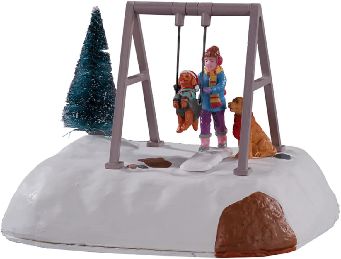 Puppy Gets A Swing Ride B/O (4.5V)