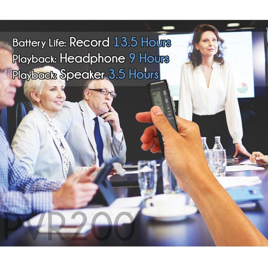 Pylehome Pvr200 4Gb Digital Voice Recorder