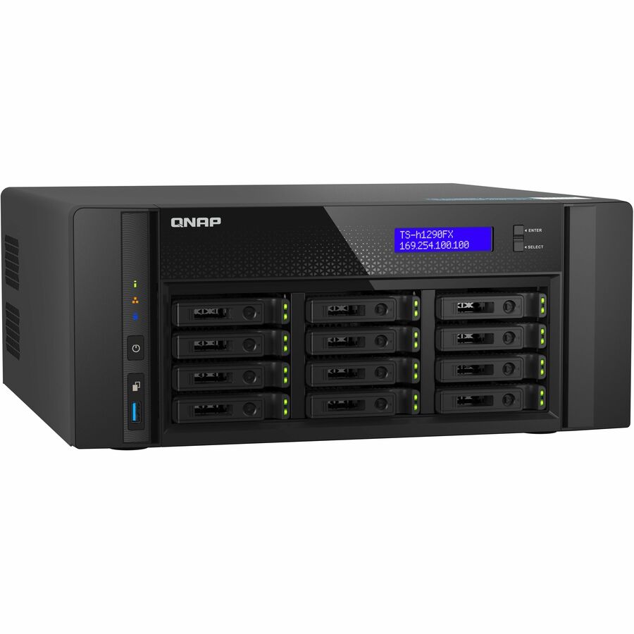 QNAP TS-H1290FX-7232P-64G SAN/NAS Storage System TS-H1290FX-7232P-64G-US