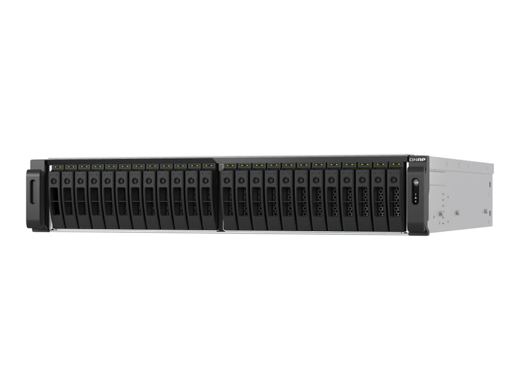 QNAP TS-H3077AFU-R5 - NAS server - 30 bays - rack-mountable - SATA 6Gb/s - RAID RAID 0, 1, 5, 6, 10, 50, 60, JBOD - RAM