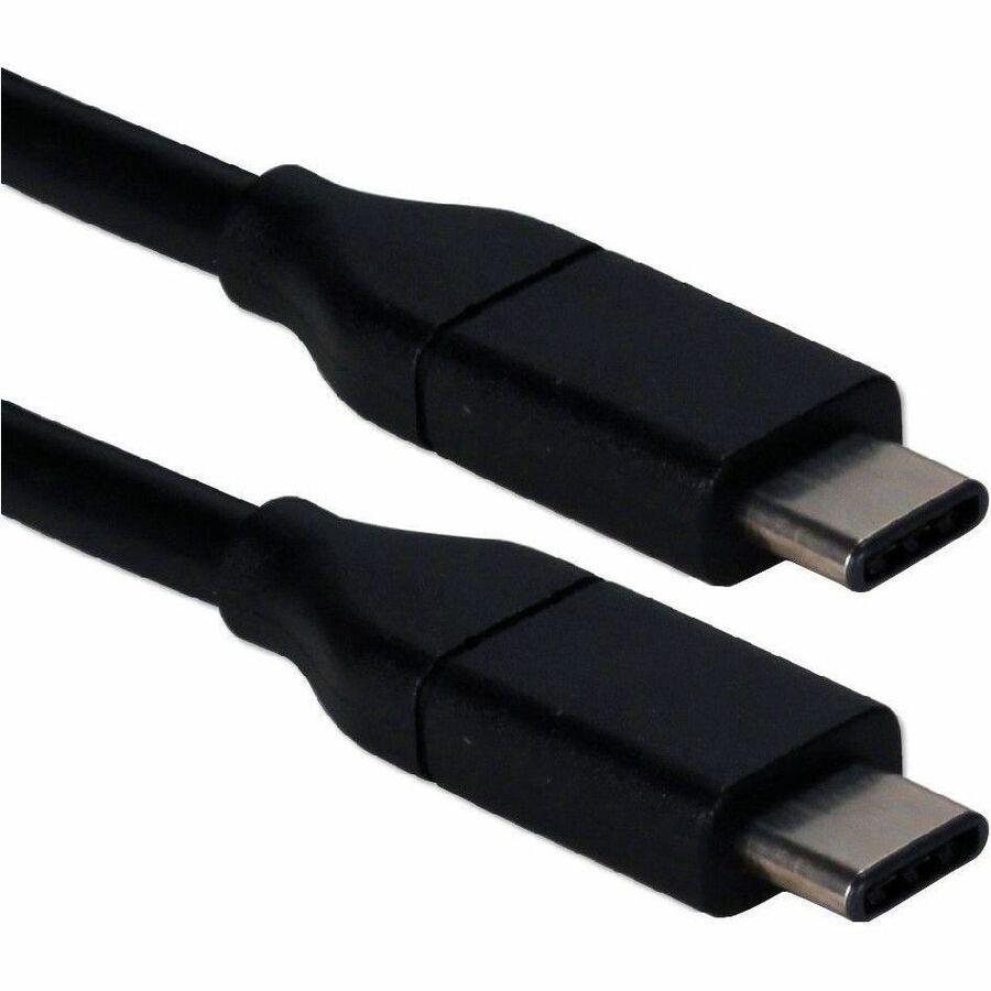 QVS 2-Meter USB-C to USB-C 3.2 10Gbps 100-Watts Sync & Power Active Cable - 6.56 ft USB-C