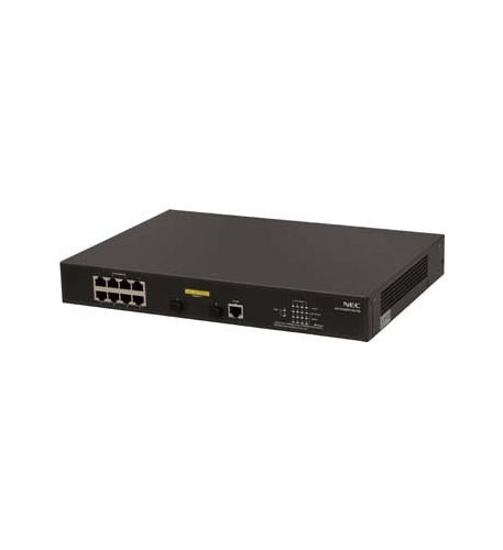 QX-S1008GT-2G-PW- 8 x 1 Gigabit PoE ps- NEC-B02014-F1005