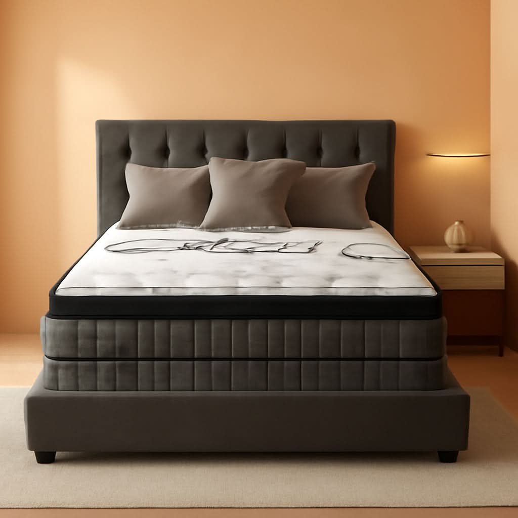 Queen 12 Inch Hybrid Mattress Pocket Spring System Plus