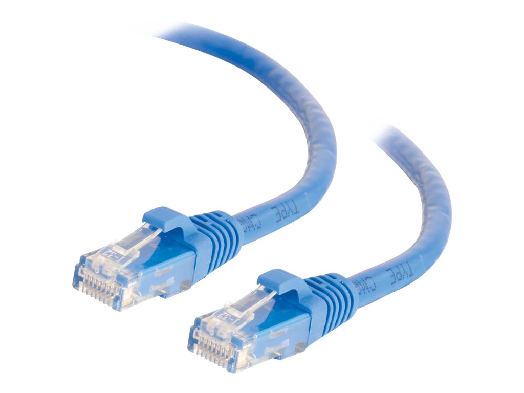 Quiktron Value Series - Patch cable - RJ-45 (M) to RJ-45 (M) - 10 ft - UTP - CAT 6a - snagless, stranded - blue 576-A10-010