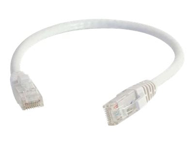 Quiktron Value Series - Patch cable - RJ-45 (M) to RJ-45 (M) - 7 ft - CAT 6 - booted, snagless - white 576-125-007