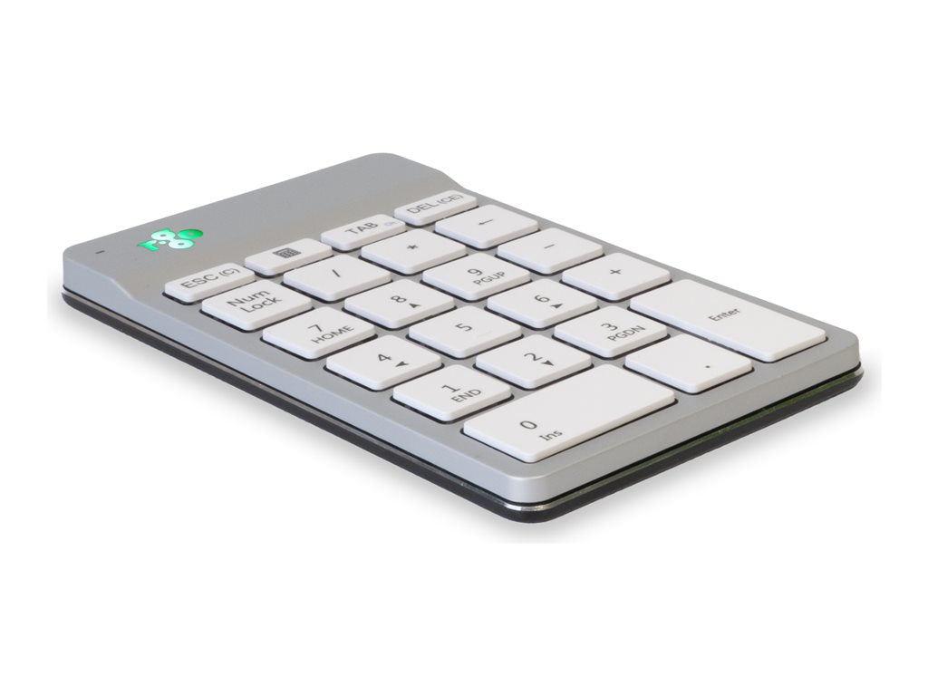 R-Go Numeric keyboard Compact break - Keypad - wireless - Bluetooth 5.0 - white RGOCONMWLWH