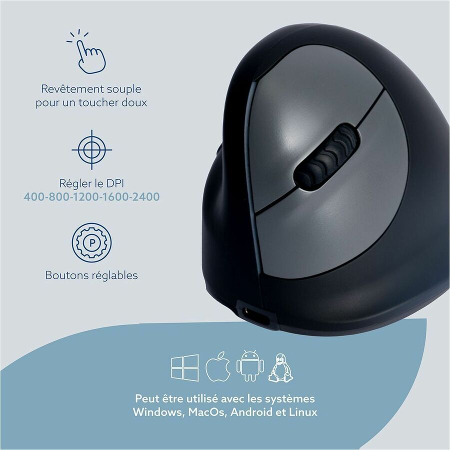 R-Go ergonomic mouse, HE Break RGOHELELAWL