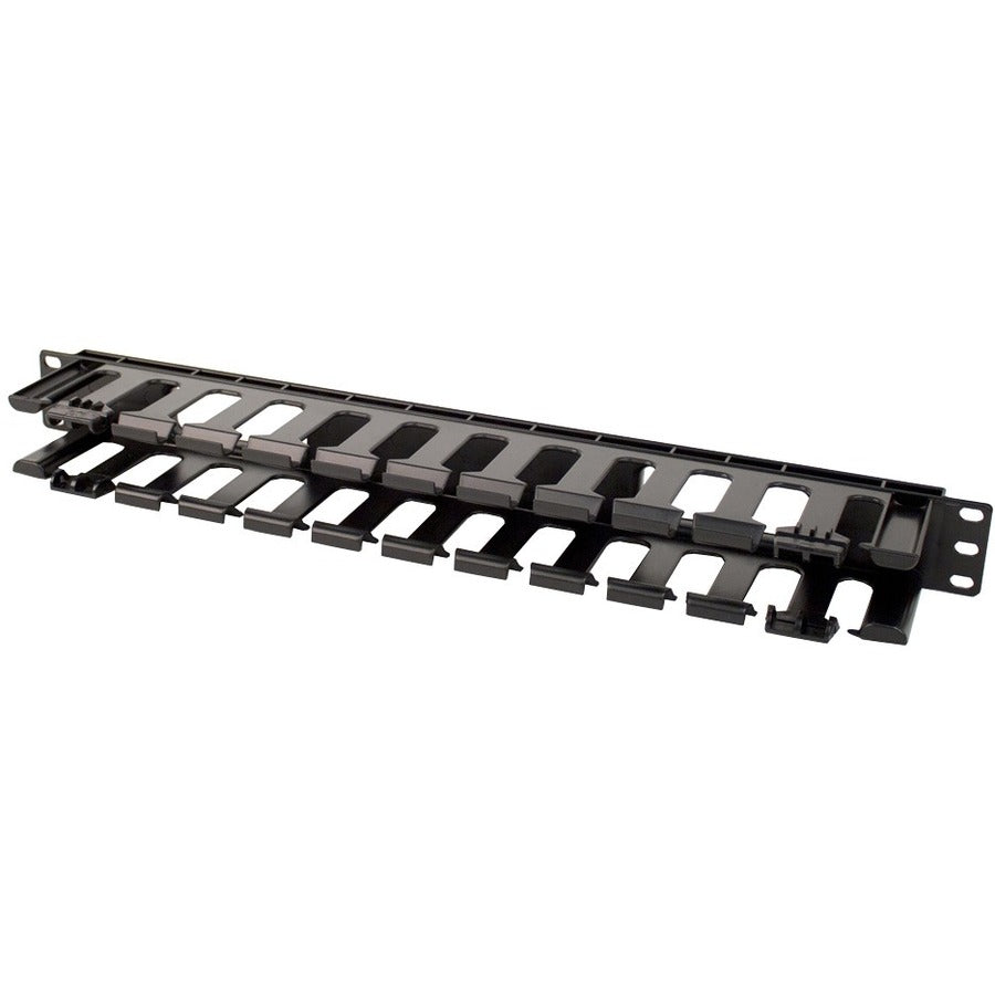 Rack Solutions 1U Horizontal Plastic Cable Duct With Cover (3.5In Deep)
