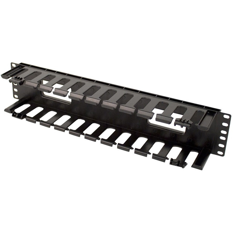Rack Solutions 2U Horizontal Plastic Cable Duct With Cover (3.5In Deep)