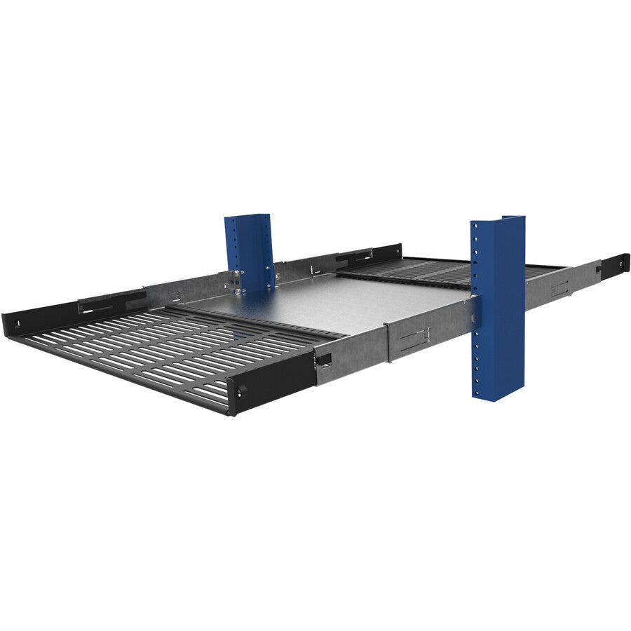 Rack Solutions Dual 2-Post Rack Sliding Shelf