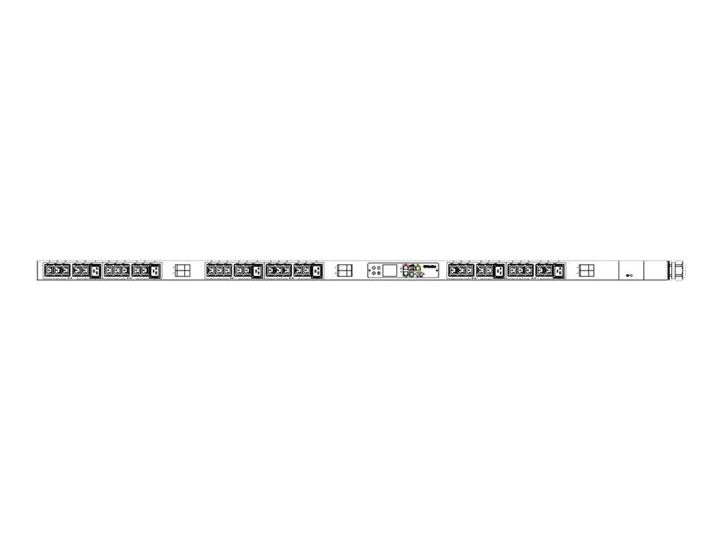 Raritan Dominion PX PX3-5830I2U-F1 - Power distribution unit (rack-mountable) - AC 415 V - 28800 VA - 3-phase WYE (star)